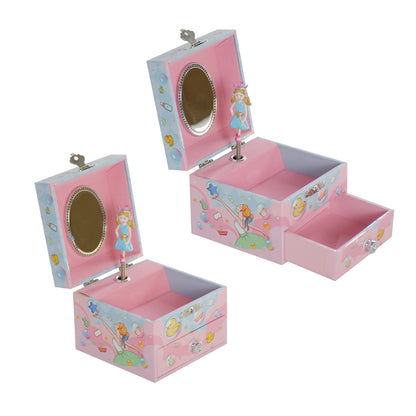 Jewelry Storage Box Girls Music Box Ornament Organizer Birthday Gift Table Decoration Cute Toy