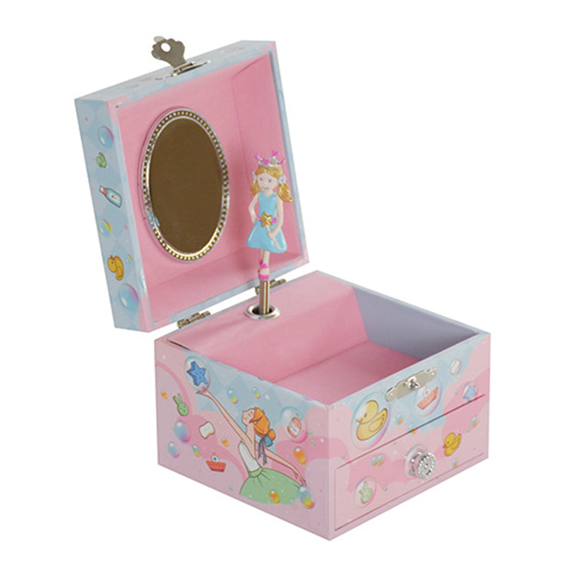 Jewelry Storage Box Girls Music Box Ornament Organizer Birthday Gift Table Decoration Cute Toy