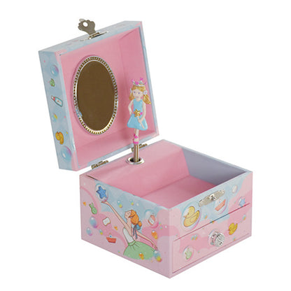 Jewelry Storage Box Girls Music Box Ornament Organizer Birthday Gift Table Decoration Cute Toy