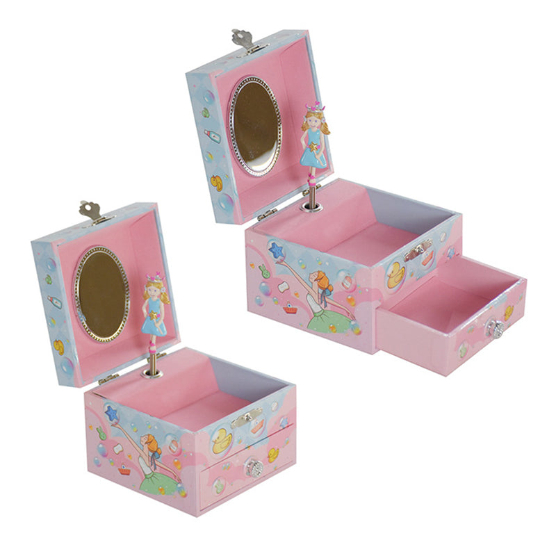 Jewelry Storage Box Girls Music Box Ornament Organizer Birthday Gift Table Decoration Cute Toy