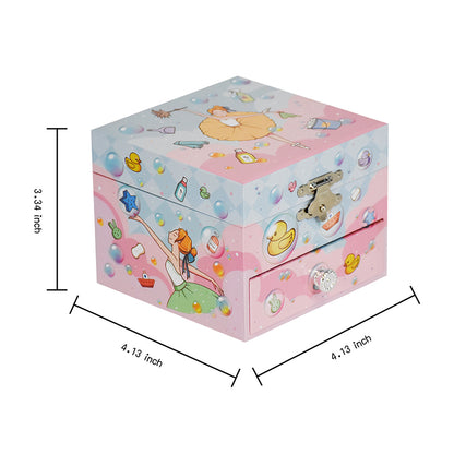 Jewelry Storage Box Girls Music Box Ornament Organizer Birthday Gift Table Decoration Cute Toy