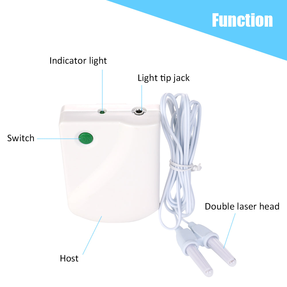 Nose Health Care Allergy Reliever Rhinitis Sinusitis Cure Massager Laser Infrared Therapy Instrument