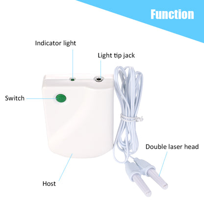 Nose Health Care Allergy Reliever Rhinitis Sinusitis Cure Massager Laser Infrared Therapy Instrument