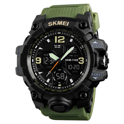 SKMEI Men Quartz Analog LED Digital Clock Military Waterproof Sport Watches