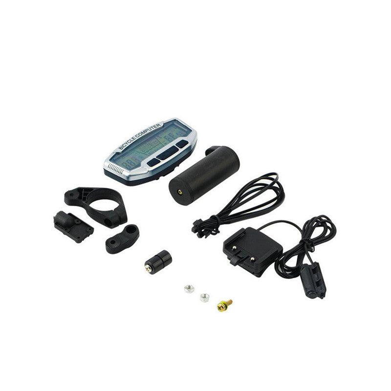 SUNDING SD-558A Wired Waterproof LCD Bicycle Bike Computer Odometer