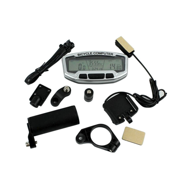 SUNDING SD-558A Wired Waterproof LCD Bicycle Bike Computer Odometer