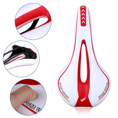 YAFEE Bicycle Saddle Middle Hollow Out Bike Seat Soft Seat Cover Cushion