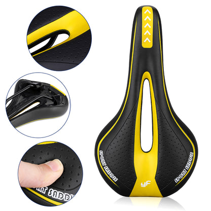 YAFEE Bicycle Saddle Middle Hollow Out Bike Seat Soft Seat Cover Cushion