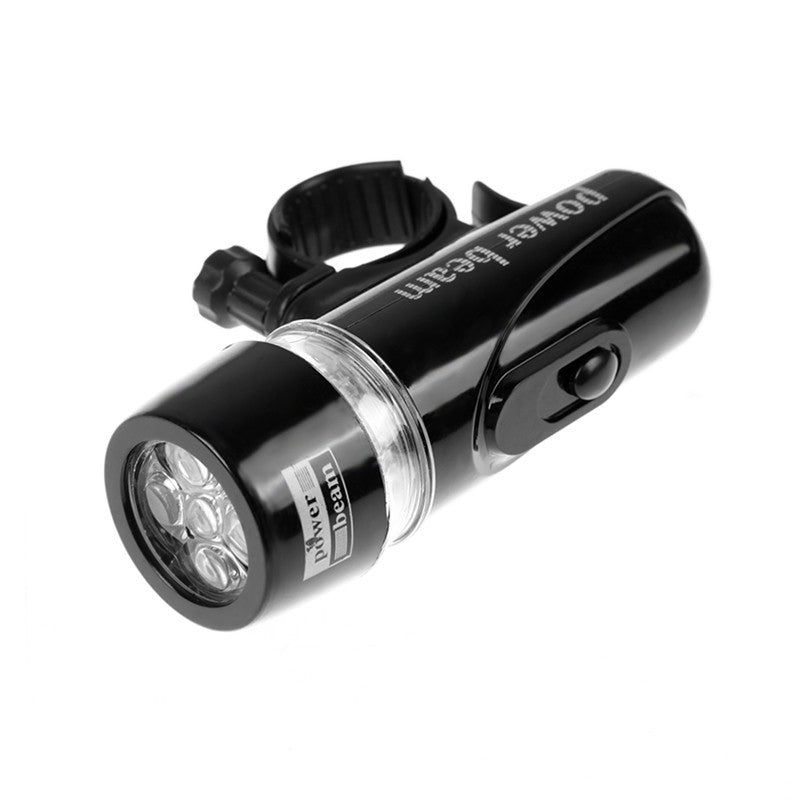 WJ-101 5 LED Bicycle Front Light+Tail Light Set Waterproof MTB Bike Rear Light Cycling Lamp Flashlight