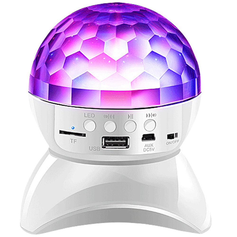 Mini Wireless Bluetooth Speaker with Color Light Support U Disk, TF Card, Aux Input for Home Party, Entertainment