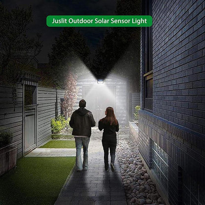 55-LED Solar Lamps Remote Control Induction Wall Light USB Charging Waterproof PIR Motion Sensor for Outdoor Garden Path Yard