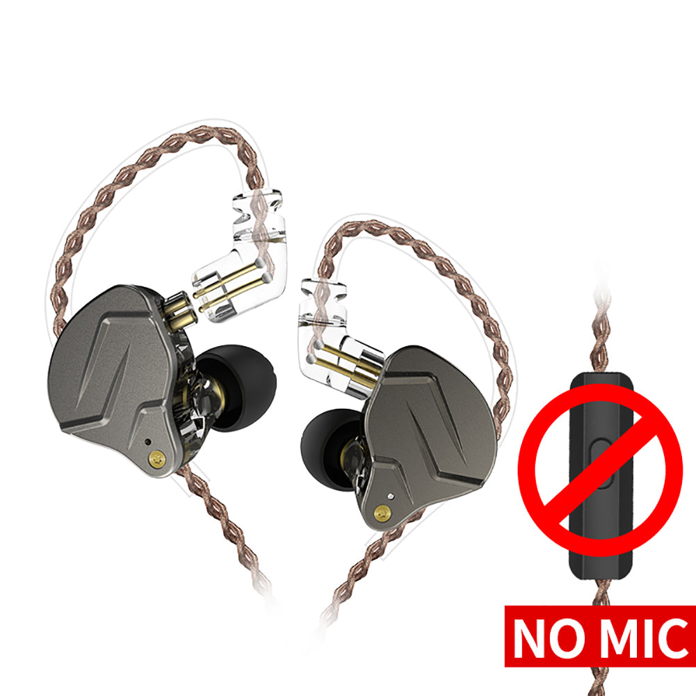 KZ-ZSN Pro In-ear Bass Metal Music Sport Earphone without Microphone (Standard Version)