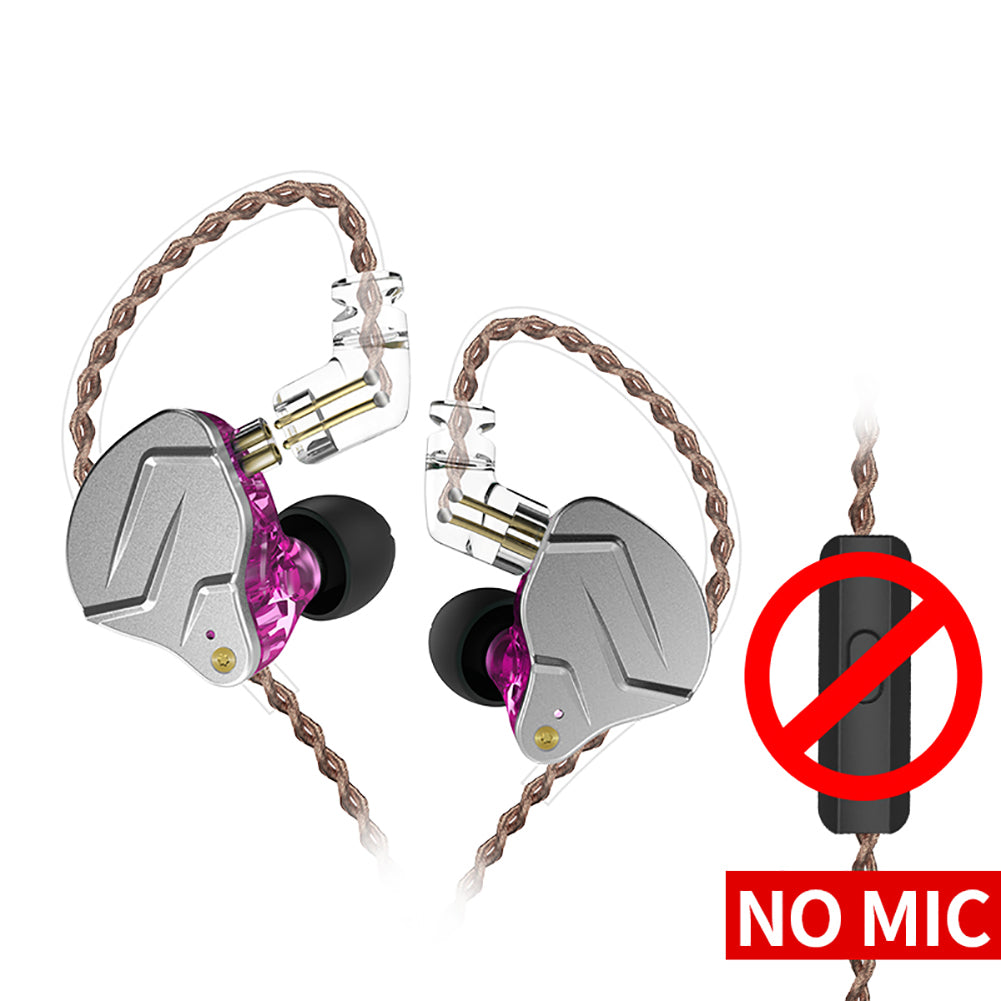 KZ-ZSN Pro In-ear Bass Metal Music Sport Earphone without Microphone (Standard Version)