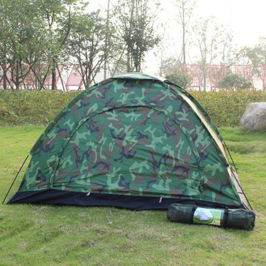 Portable 2 People Camouflage Tent Waterproof Outdoor Camping Tent