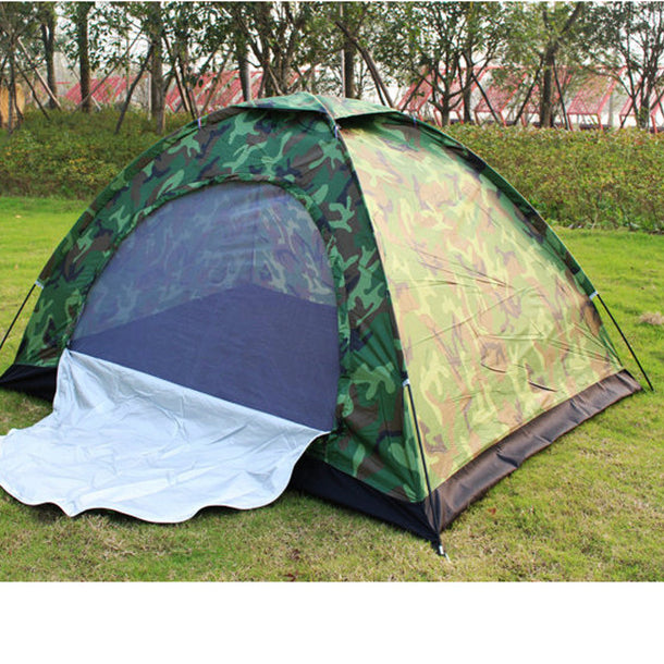 Portable 2 People Camouflage Tent Waterproof Outdoor Camping Tent