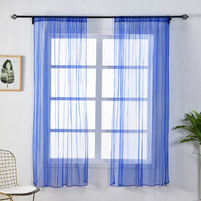 100 x 150cm Stylish Window Gauze Curtain Party Room Drape Divider