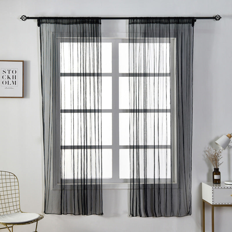 100 x 150cm Stylish Window Gauze Curtain Party Room Drape Divider