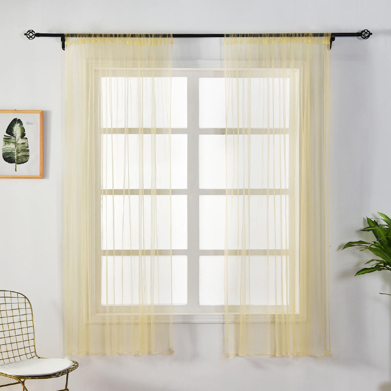 100 x 150cm Stylish Window Gauze Curtain Party Room Drape Divider