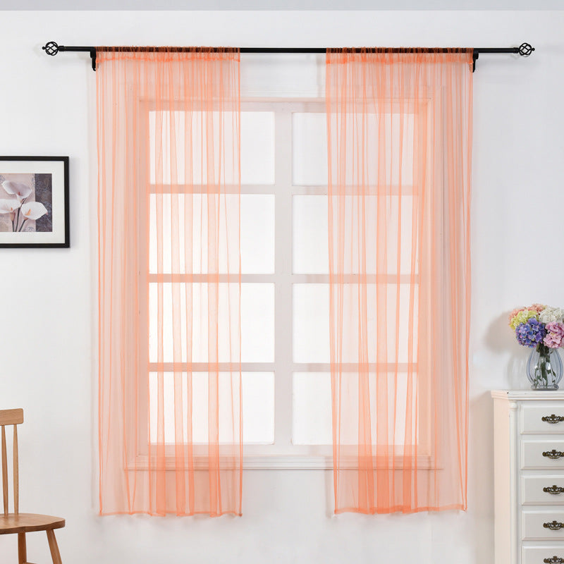 100 x 150cm Stylish Window Gauze Curtain Party Room Drape Divider