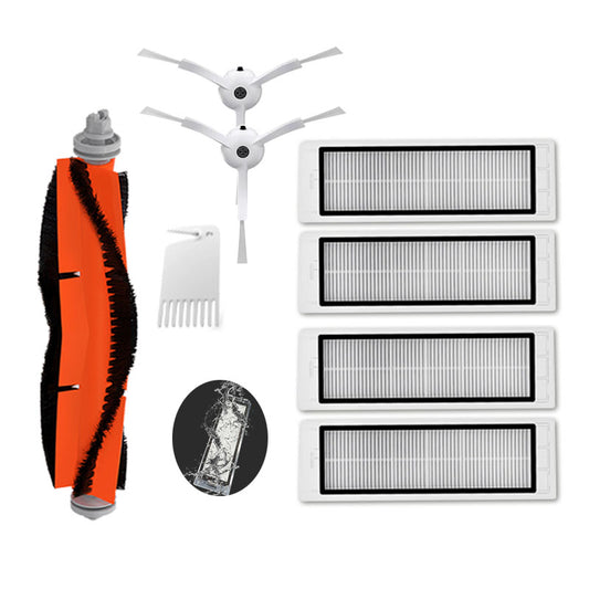 XM040 2xM004 Side Brushes+M002 Main Brush+4xM001 Filters+Cleaning Comb Accessories Kit for Xiaomi Mijia Xiaowa Roborock Vacuum Cleaner