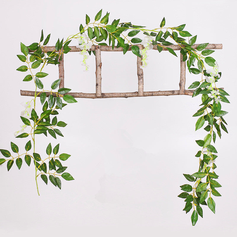 2m Artificial Wisteria Vine Garland Plant Foliage Outdoor/Home Trailing Flower