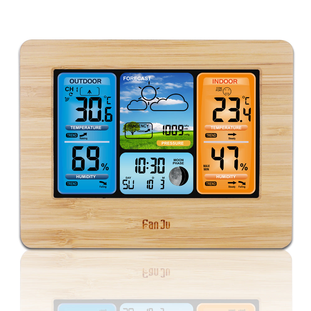 Multi-functional Electronic Alarm Clock with Color Screen Meteorological Function