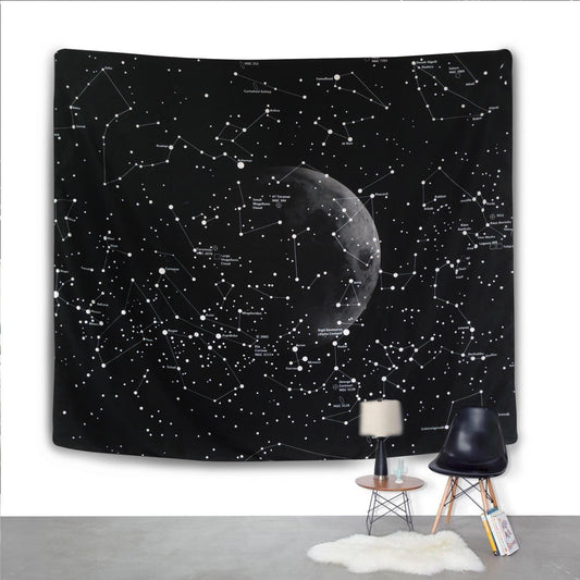 Constellation Tapestry Mandala Tapestry Wall Hanging Space Planet Wall Decor Beach Towel