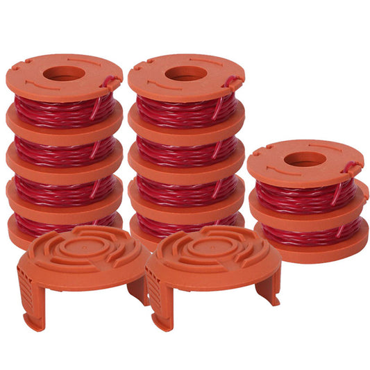 WORX WA0010 Mower Accessory Tool 10 PCS Spool+ 2 PCS Spool Cap