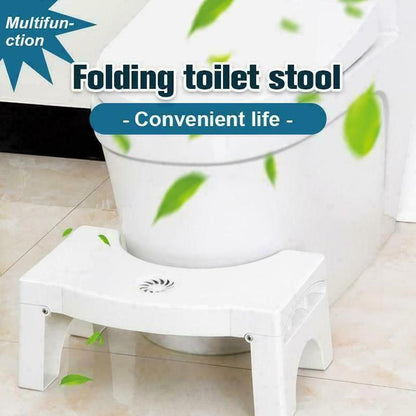 Foldable Squatty Potty Toilet Anti Constipation Step Stool Plastic Thickened