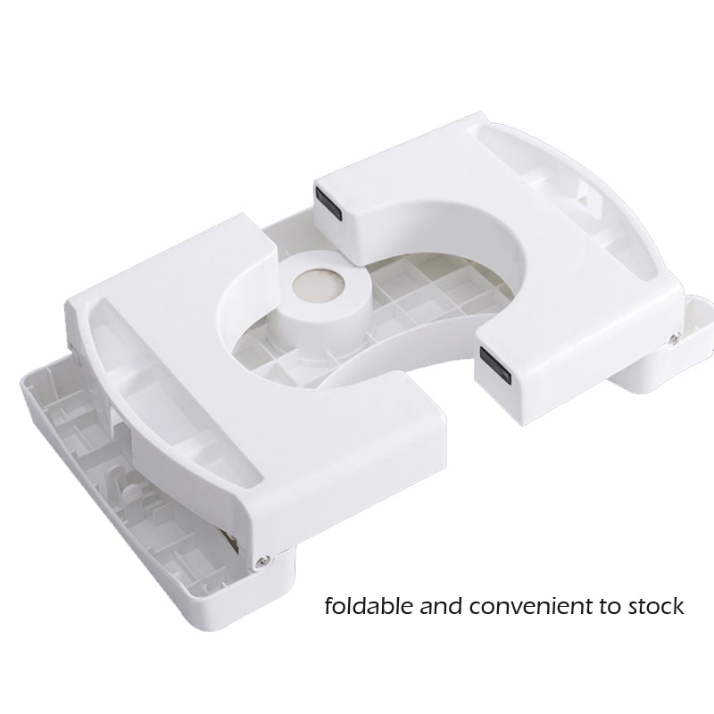 Foldable Squatty Potty Toilet Anti Constipation Step Stool Plastic Thickened