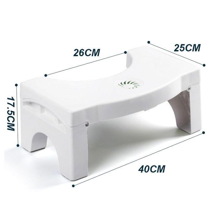 Foldable Squatty Potty Toilet Anti Constipation Step Stool Plastic Thickened