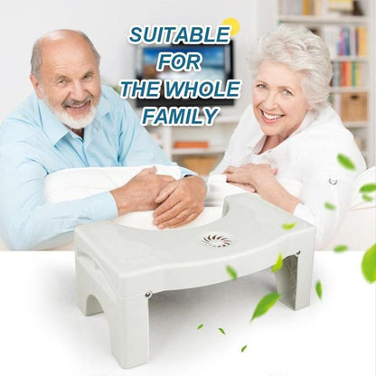 Foldable Squatty Potty Toilet Anti Constipation Step Stool Plastic Thickened