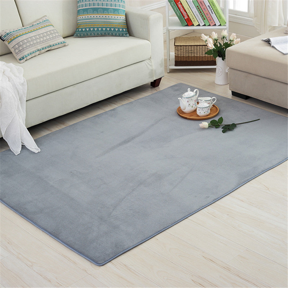 Coral Velvet Soft Mat Non-slip Bathroom Pad Bedroom Floor Rug Carpet 40 x 60cm