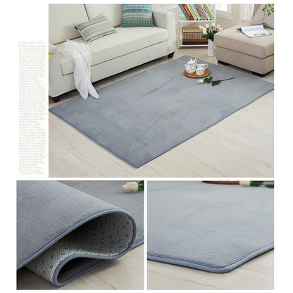 Coral Velvet Soft Mat Non-slip Bathroom Pad Bedroom Floor Rug Carpet 40 x 60cm