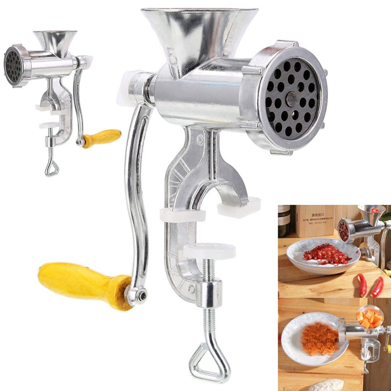 Manual Meat Grinder and Sausage Stuffer Meat Grinder Mincer Pasta Maker Crank