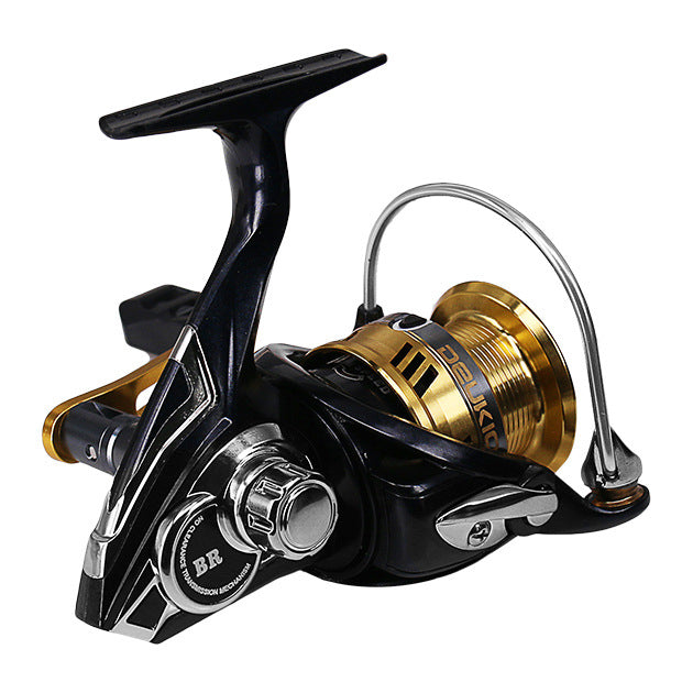 BR3000 7.1:1 High Speed Fishing Reel 5+1BB Metal Spool Plating Spinning Wheel Fishing Reel Tackle