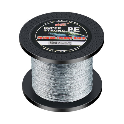 YUDELI 500m Powerful Fishing Line 4 Strands Braided PE Saltwater Fishing Line