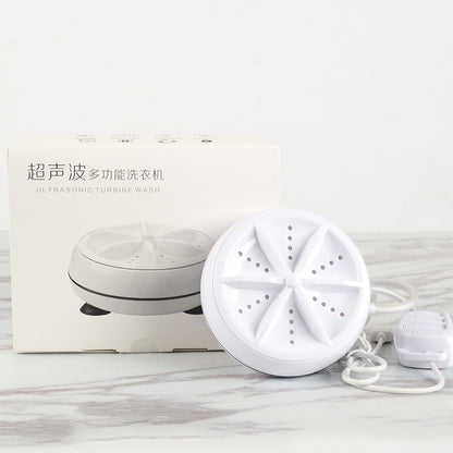 Ultrasonic Turbine Washing Machine Mini Portable Personal Rotating Washer for Travel Home Business Trip