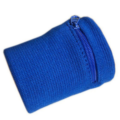 Sport Arm Band Bag Zipper Wrist Wallet Bag Sweatband for MP3 Card Storage