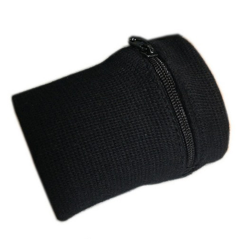 Sport Arm Band Bag Zipper Wrist Wallet Bag Sweatband for MP3 Card Storage