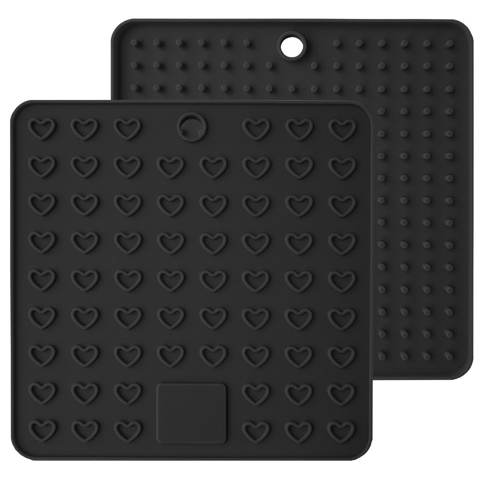 Thickened Silicone Heart-shaped Multi-functional Pad Thermal Insulation Mat