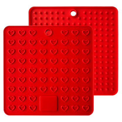 Thickened Silicone Heart-shaped Multi-functional Pad Thermal Insulation Mat