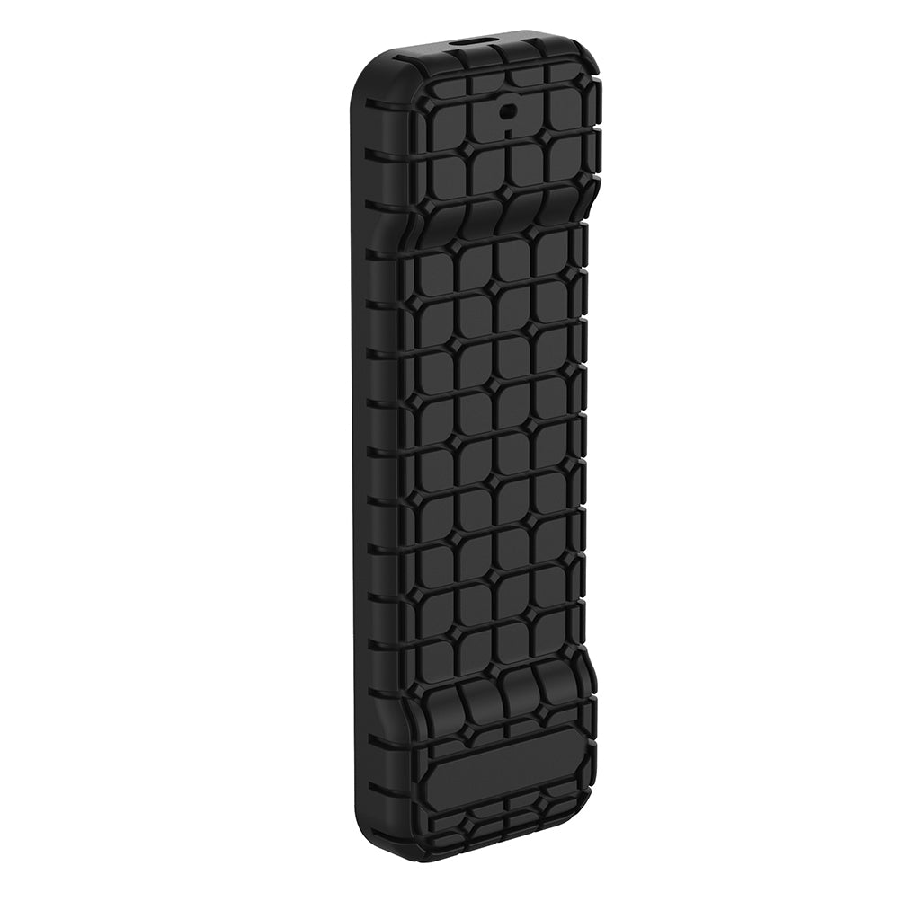 Grid Pattern Anti-slip Silicone Shockproof Case for Apple TV 4K 5th/4th Gen Remote Controller