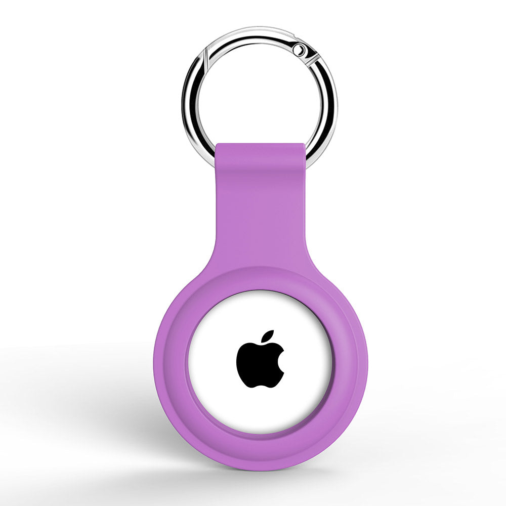 A002 Silicone Case Shock-proof Cover Skin Full Protection Shell for Apple AirTag Locator Tracker