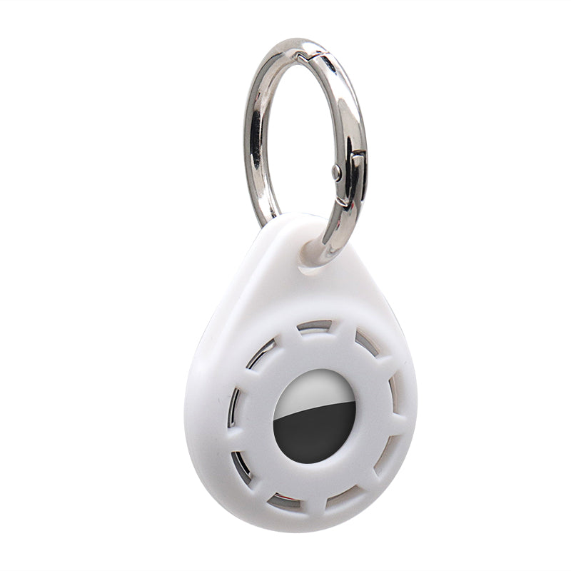 Anti-Drop Silicone Protective Case Cover with Ring Buckle for Apple AirTag Bluetooth Locator