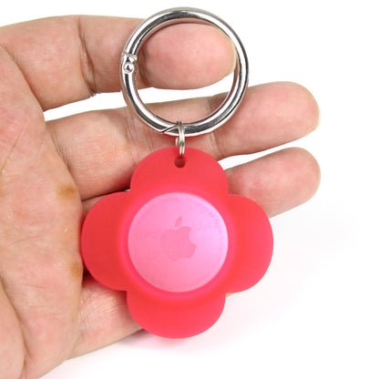 Flower Shape Silicone Case Cover Protector for Apple AirTag Bluetooth Tracker