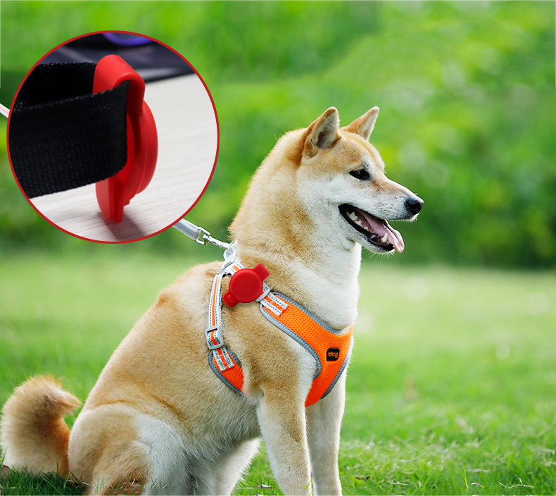 Pet Dog Cat Anti-lost Locator Silicone Protective Case Cover for Apple AirTag