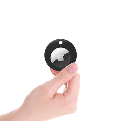 Round Silicone Anti-lost Protective Case Cover for Apple AirTag Bluetooth Locator