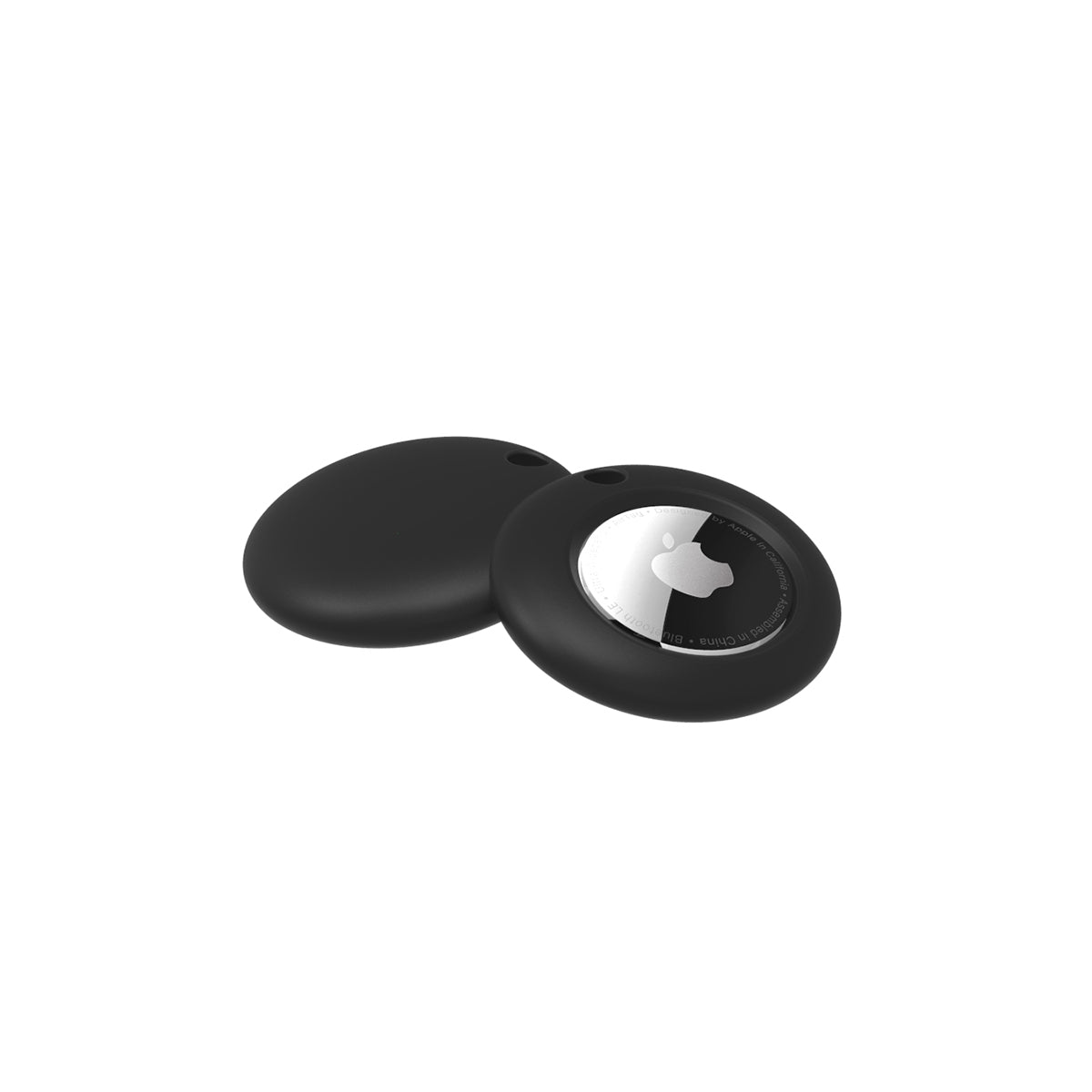 Round Silicone Anti-lost Protective Case Cover for Apple AirTag Bluetooth Locator