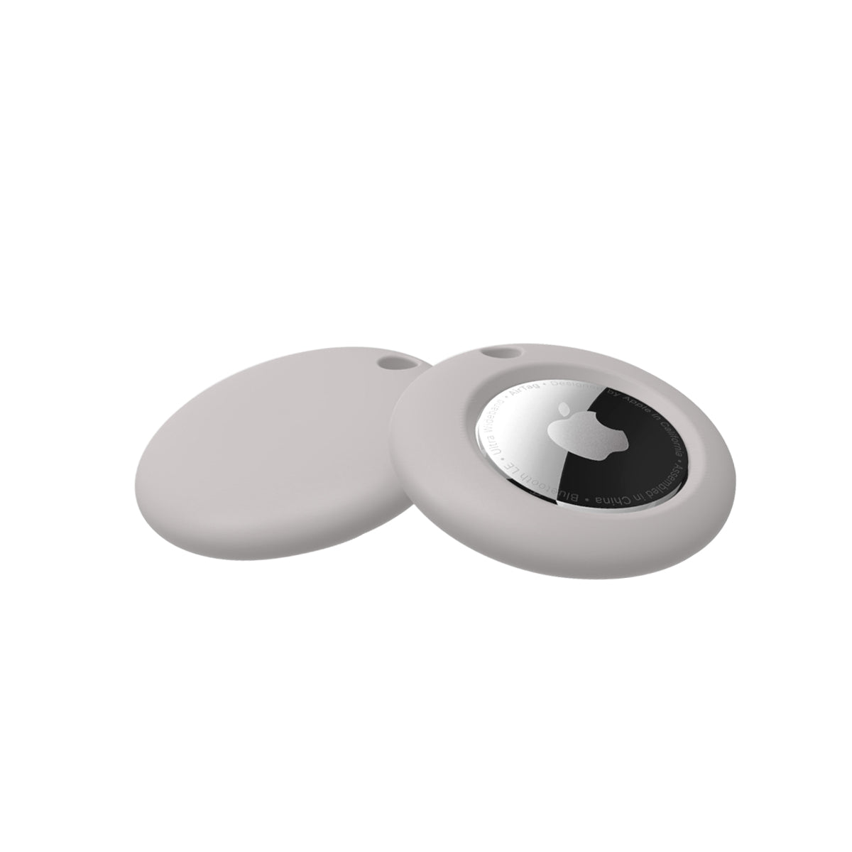 Round Silicone Anti-lost Protective Case Cover for Apple AirTag Bluetooth Locator